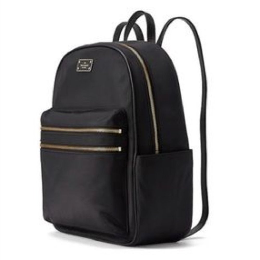 Kate Spade Bradley Wilson Road Laptop Black Nylon Backpack